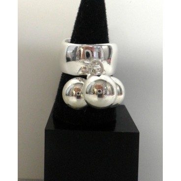 Bague Secret de Cuir Boules
