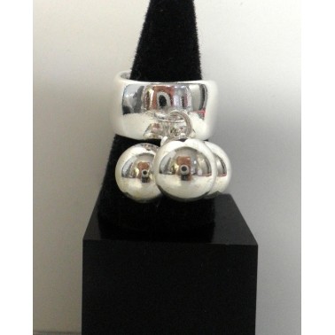 Bague Secret de Cuir Boules