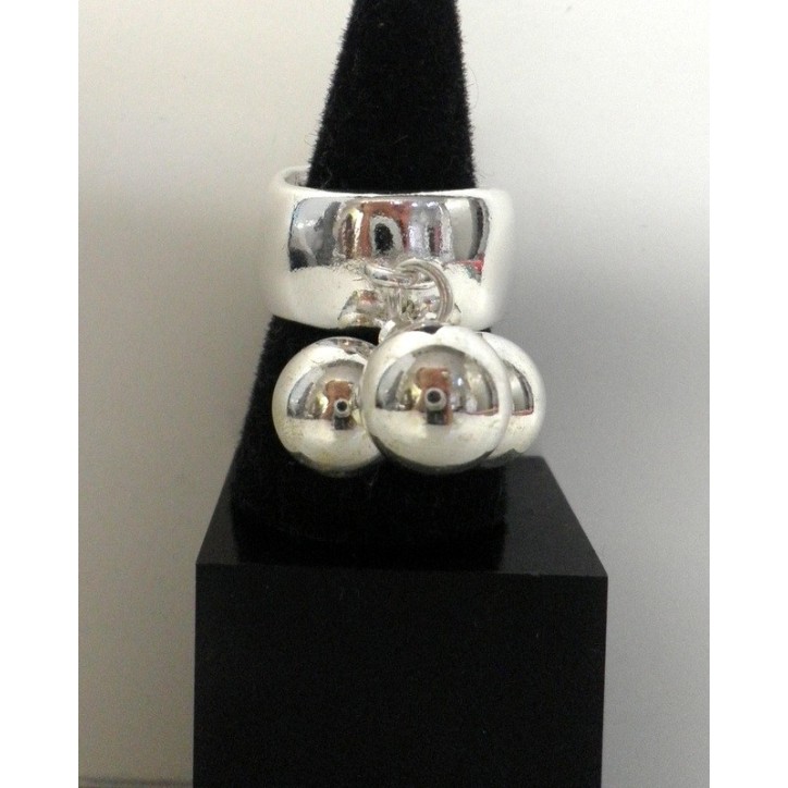 Bague Secret de Cuir Boules