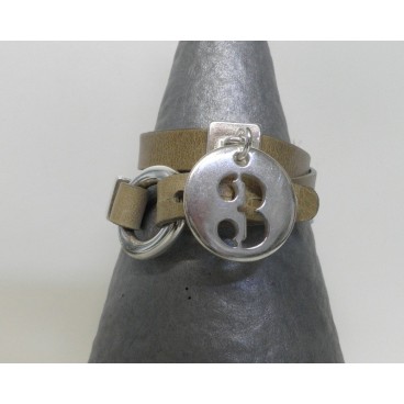Bracelet Secret de Cuir N°148 BEIGE