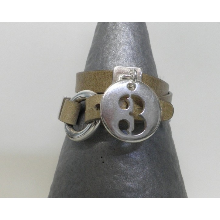 Bracelet Secret de Cuir N°148 BEIGE