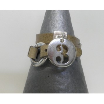 Bracelet Secret de Cuir N°148 BEIGE