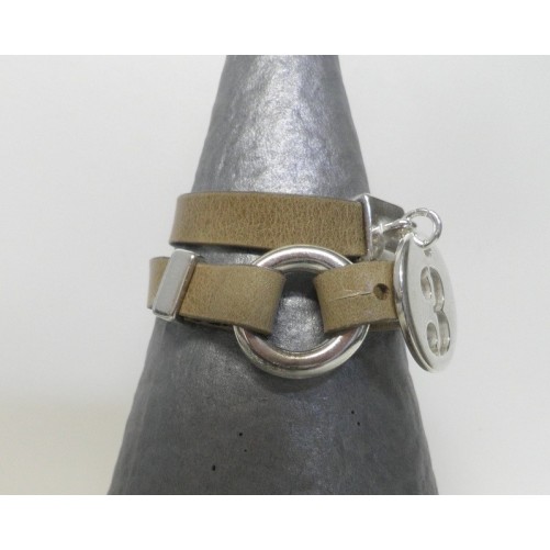 Bracelet Secret de Cuir N°148 BEIGE