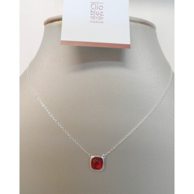 Collier Clio Blue CO1444RH Rouge Collier Clio Blue CO1444RH Rouge