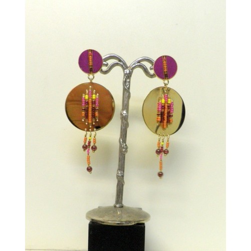 Boucles d'oreilles Satellite Hawai 09TP/R