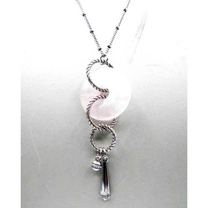 Collier Shabada SACO03 Quartz Rose