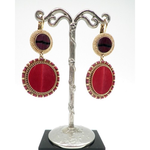 Boucles d'oreilles Satellite CLA08DO/PVC Claudia