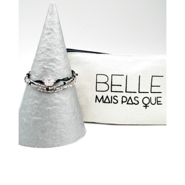 Bracelet Belle Mais Pas Que B1816 Noir Bracelet Belle Mais Pas Que B1816 Noir