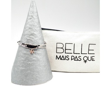 Bracelet Belle Mais Pas Que B1795 Noir Bracelet Belle Mais Pas Que B1795 Noir