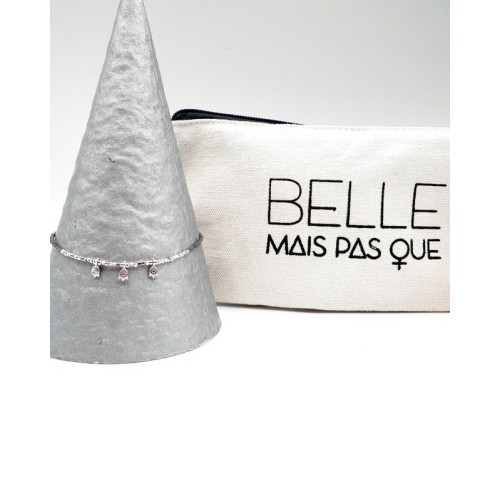 Bracelet Belle Mais Pas Que B1818 Gris