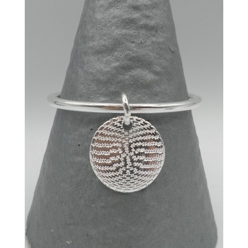 Bracelet Secret de Cuir 725 Jonc Pampille