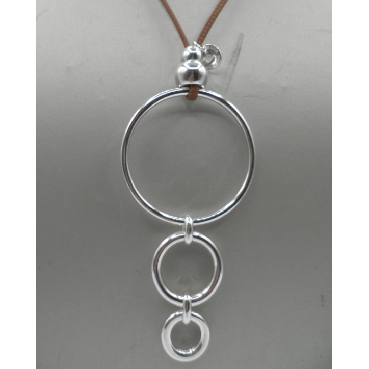 Sautoir Secret de Cuir 18 Cuir Camel