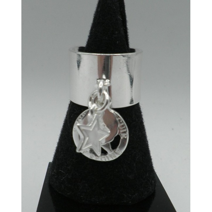 Bague Secret de Cuir 804 Etoiles