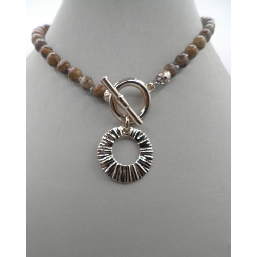 Collier Blow 1134OR44F Jaspes Beige
