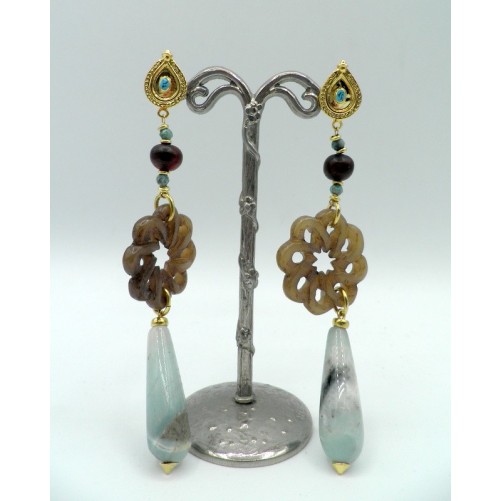 Boucles d'oreilles Nature 12-77460 Nara