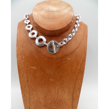Collier Secret de Cuir 1023 Ronds Collier Secret de Cuir 1023 Ronds