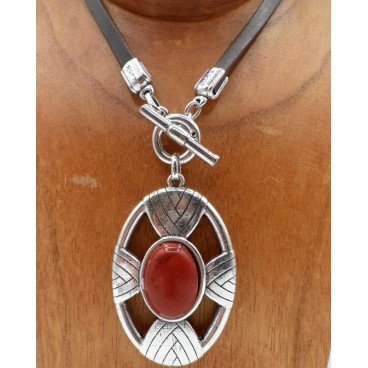 Collier Blow COCU800704 Cuir