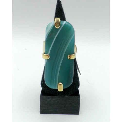 Bague Nature 19-25030 Agata Verde