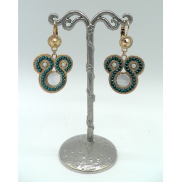 Boucles d'oreilles Satellite CIR11DO/NB Circus