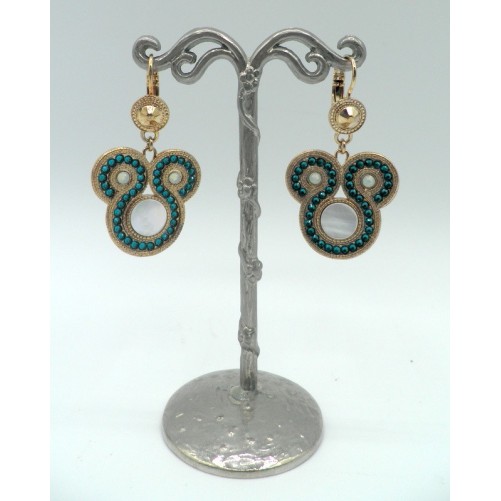 Boucles d'oreilles Satellite CIR11DO/NB Circus