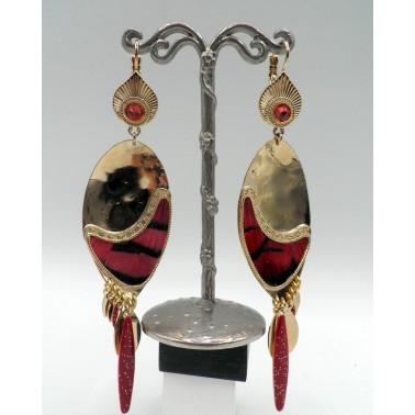 Boucles d'oreilles Satellite MIK04DO/BO Plume