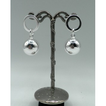 Boucles d'oreilles Secret de Cuir 902 Boule