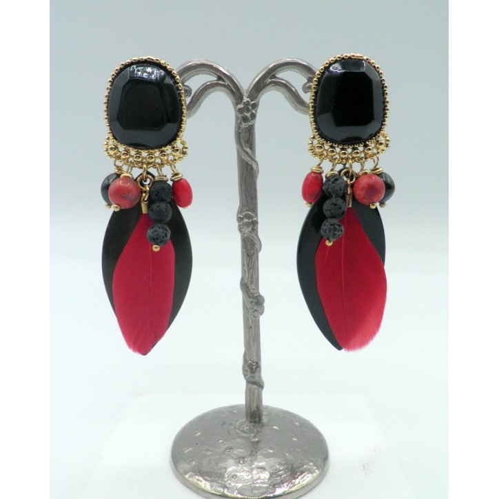 Boucles d'oreilles Nature 11-78779 Darwin