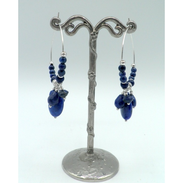 Boucles d'oreilles Nature 12-79241 Indigo