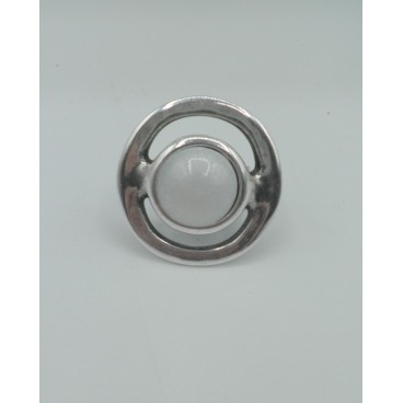 Bague Ciclon 233501 Murano Blanc