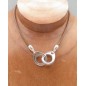 Collier Secret de Cuir 846 Menottes Camel Collier Secret de Cuir 846 Menottes Camel