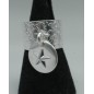 Bague Secret de Cuir 1201 Relief étoile Bague Secret de Cuir 1201 Relief étoile