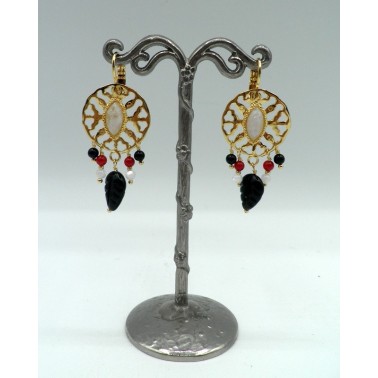 Boucles d'oreilles Satellite Arizona Dream AZA07DO/NB