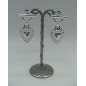 Boucles d'oreilles Secret de Cuir Coeurs