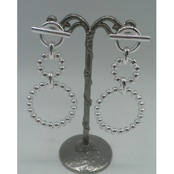 Boucles d'oreilles Secret de Cuir 1317 Boules