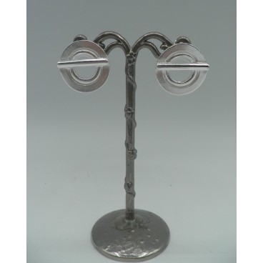 Boucles d'oreilles Secret de Cuir Rondes