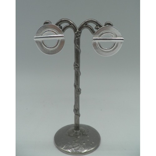Boucles d'oreilles Secret de Cuir Rondes