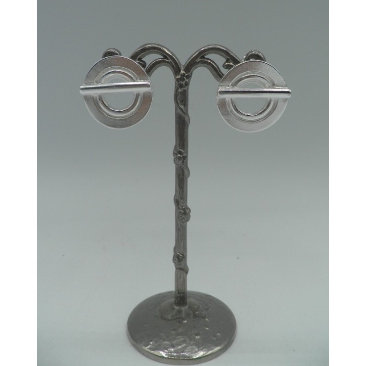Boucles d'oreilles Secret de Cuir Rondes