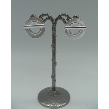 Boucles d'oreilles Secret de Cuir Rondes
