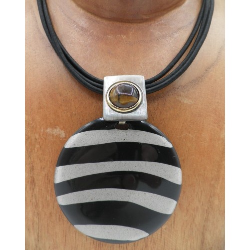 Collier Nature 15-43301 Zebra