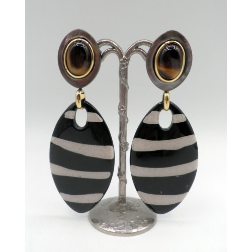 Boucles d'oreilles Nature 12-79721 Zebra