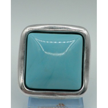 Bague Ciclon Carrée 243500 Turquoise