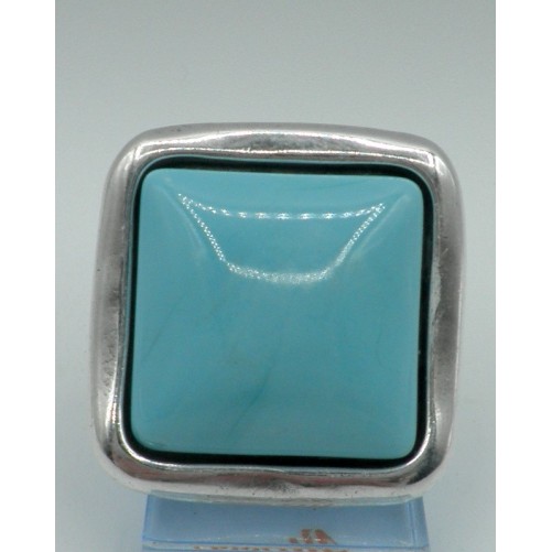 Bague Ciclon Carrée 243500 Turquoise