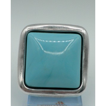 Bague Ciclon Carrée 243500 Turquoise