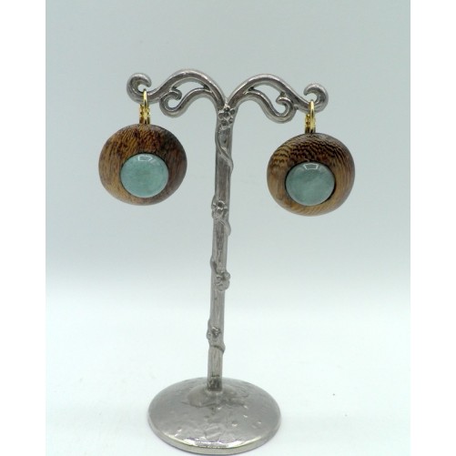 Boucles d'oreilles Nature 12-90069 Aventurine