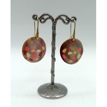 Boucles d'oreilles Franck Herval 12-69242 Fauve