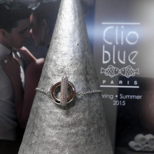 Bracelet Clio Blue Argent avec motif , Bijoux Clio Blue