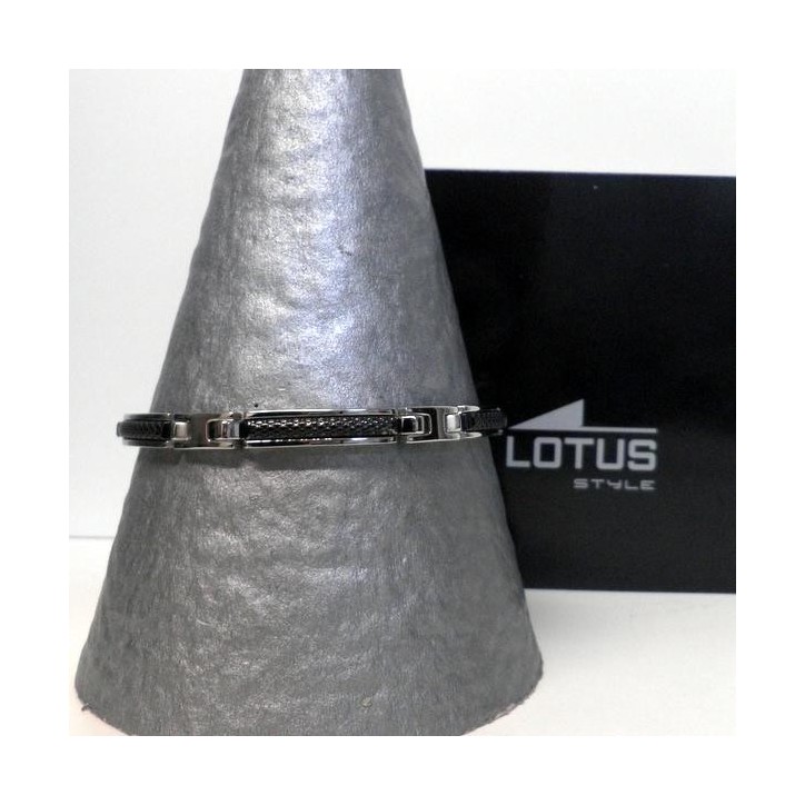 Bracelet Lotus pour Homme en Acier , Bijoux Lotus