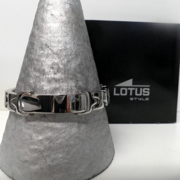 Bracelet Lotus Homme Acier avec une plaque , Bijoux Lotus