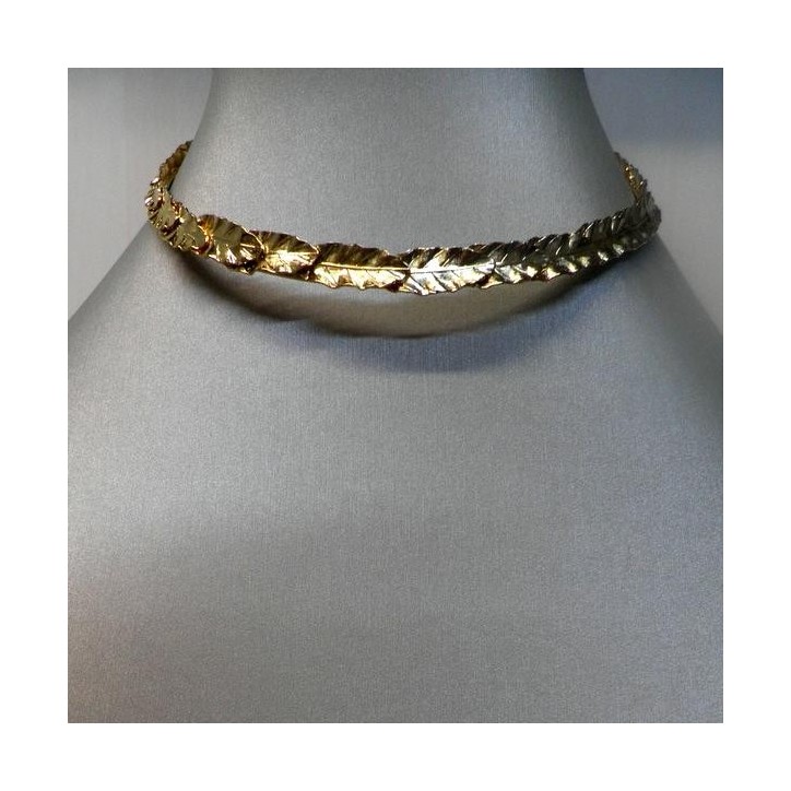 Collier Reminiscence Dore Collection Athena Rigide , Bijoux Reminiscence