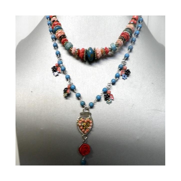 Collier Reminiscence Collection Dolce Vita Colore Double , Bijoux Reminiscence